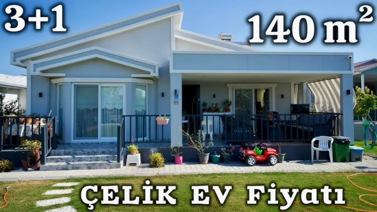 140 m² Modern 3+1 Çelik Villa